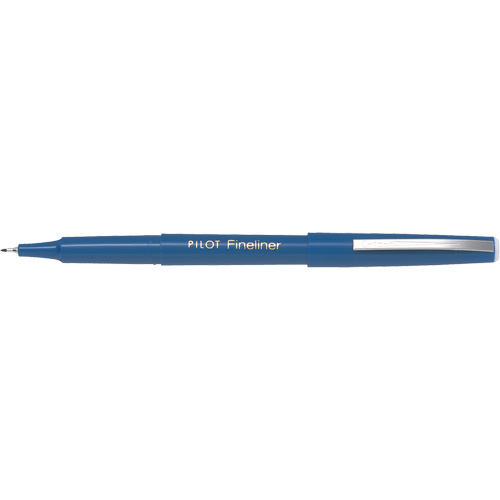 Stylo Fineliner, Bleu, Pointe Fin Moffatt Supply & Specialties