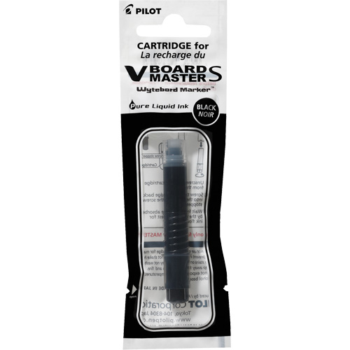 Vboard Master S Slim White Board Marker Refill, Black Moffatt Supply & Specialties