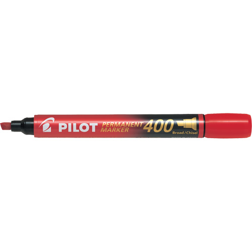 Marqueur permanent 400, Rouge, Pointe Ciseau Moffatt Supply & Specialties
