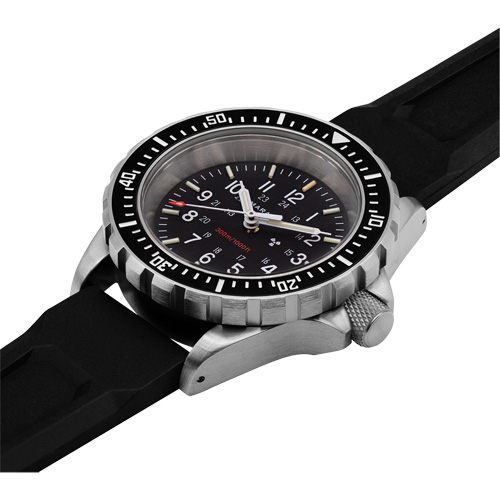 Large Diver's Quartz Watch, Digital, Battery Operated, 41 mm, Black Moffatt Supply & Specialties