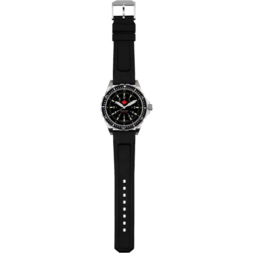 Red Maple Jumbo Diver's Quartz Watch, Digital, Battery Operated, 46 mm, Black Moffatt Supply & Specialties
