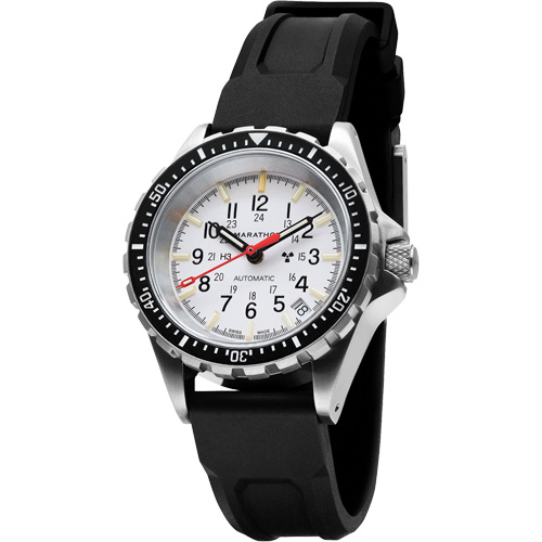 Montre automatique moyenne pour plongeur &eacute;dition arctique, Num&eacute;rique, &agrave; piles, 36 mm, Noir Moffatt Supply & Specialties
