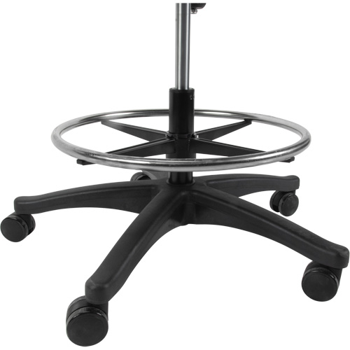 Tabouret de travail en maille, Mobile, Ajustable Hauteur, Capacit&eacute; 450 lb Moffatt Supply & Specialties