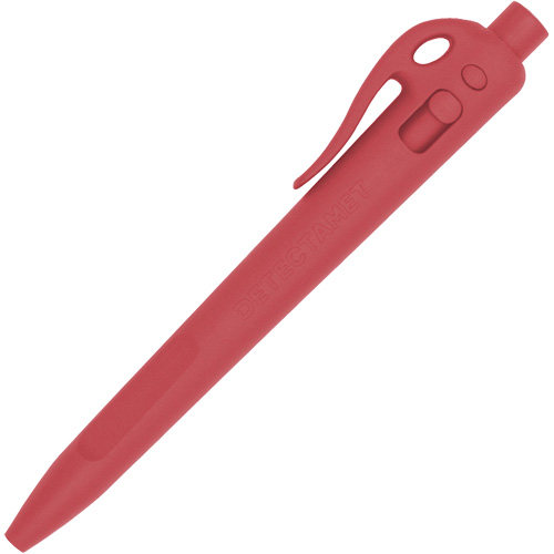 Detectable Elephant Ballpoint Pen with Clip, Red, 1 mm, Retractable Moffatt Supply & Specialties