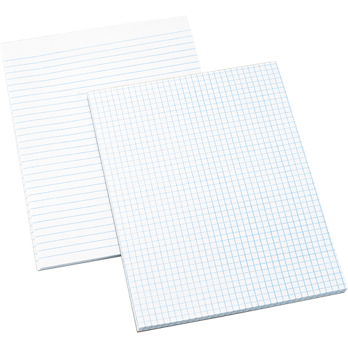 Tablettes de papier blanc Moffatt Supply & Specialties