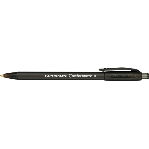 ComfortMate Pen, Black, 1 mm, Retractable Moffatt Supply & Specialties
