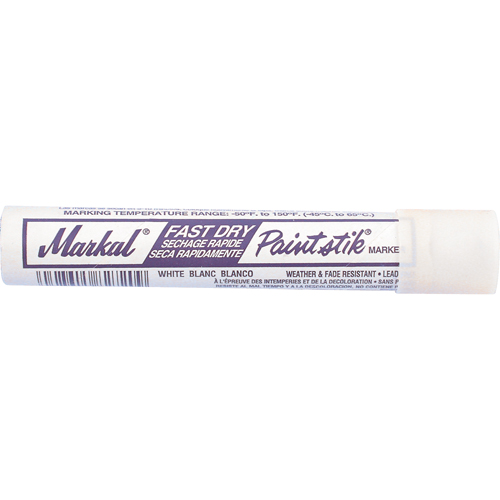 B&acirc;tons de peinture Paintstik &agrave; s&eacute;chage rapide 50° &agrave; 150°F, B&acirc;ton plein, Blanc Moffatt Supply & Specialties