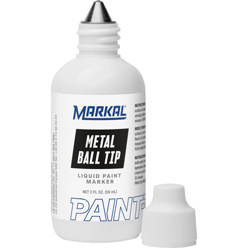 Paint-Riter&reg; Metal Ball Tip, Liquid, Black Moffatt Supply & Specialties