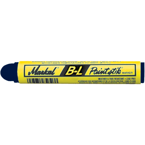 Paint Markers for Cold Surfaces - B-L&reg; Paintstik&reg; - 50° to 150°F, Solid Stick, Blue Moffatt Supply & Specialties