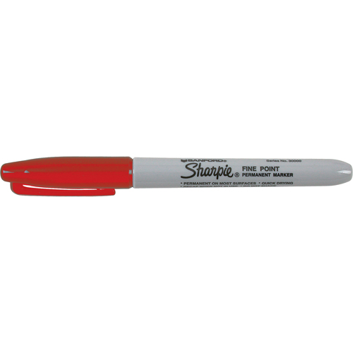Permanent Markers - #15, Red, Fine Tip Moffatt Supply & Specialties