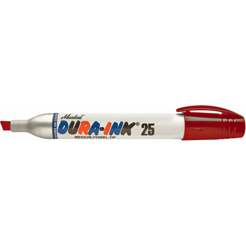 Dura-Ink&reg; Markers - #25 Felt-Tip, Chisel, Red Moffatt Supply & Specialties