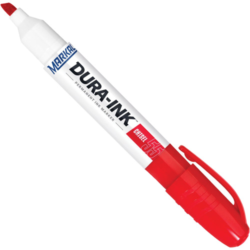Marqueur Dura-Ink no 55, Rouge, Pointe Ciseau Moffatt Supply & Specialties