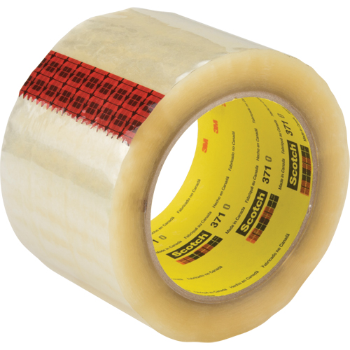 Scotch&reg; Box Sealing Tape 371, Hot Melt Adhesive, 1.9 mils, 36 mm (1-1/2") x 914 m (2998') Moffatt Supply & Specialties