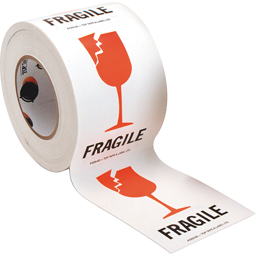 "Fragile" Special Handling Labels, 6" L x 4" W, Red on White Moffatt Supply & Specialties