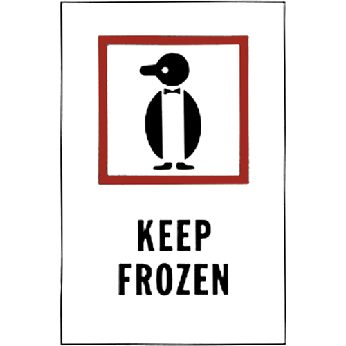 "Keep Frozen" Special Handling Labels, 6" L x 4" W, Red on White Moffatt Supply & Specialties