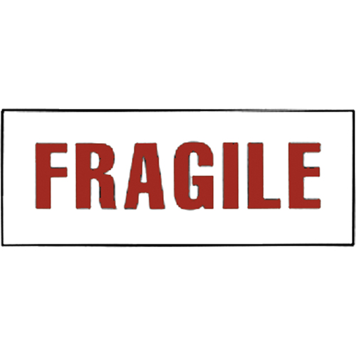 "Fragile" Special Handling Labels, 6" L x 2" W, Red on White Moffatt Supply & Specialties
