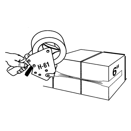 Ruban extensible, &eacute;paisseur 5 mils, 38,1 mm (1-1/2") x 55 m (180')  Moffatt Supply & Specialties