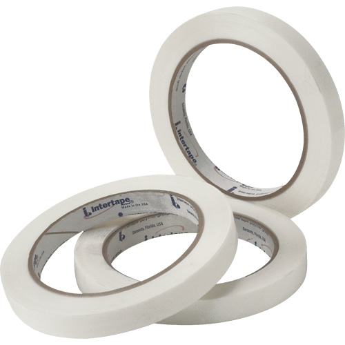 White General Purpose Strapping Tape, 2.7 mils Thick, 18.288 mm (18/25") x 54.864 m (180')  Moffatt Supply & Specialties
