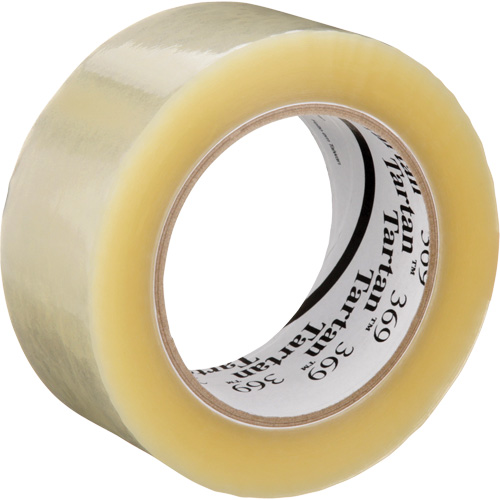 Tartan 369 Box Sealing Tape, Acrylic Adhesive, 1.6 mils, 48 mm (1-22/25") x 100 m (328') Moffatt Supply & Specialties