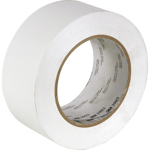 Rubans adh&eacute;sifs en vinyle 3903, 50 mm (2") la x 45,5 m (149,25') lo, 6,3 mils, Blanc Moffatt Supply & Specialties