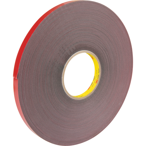 VHB Tape, 32.9 m (108') L x 12.7 mm (1/2") W, 40 mils, Acrylic Moffatt Supply & Specialties