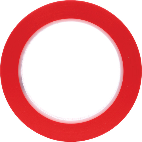 471 Vinyl Tape, 12 mm (1/2") W x 32.9 m (108') L, 5.3 mils, Red Moffatt Supply & Specialties
