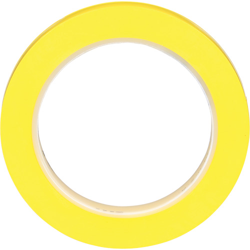 Ruban en vinyle 471, 12 mm (1/2") la x 32,9 m (108') lo, 5,3 mils, Jaune Moffatt Supply & Specialties