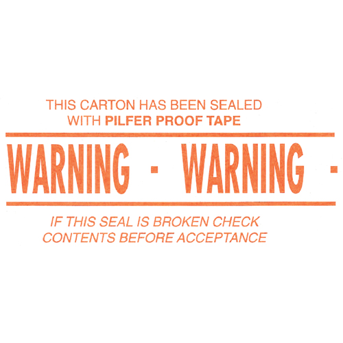 Pre-Printed Gummed Tapes, 72 mm (2-4/5") x 137 m (449.475'), Kraft Moffatt Supply & Specialties