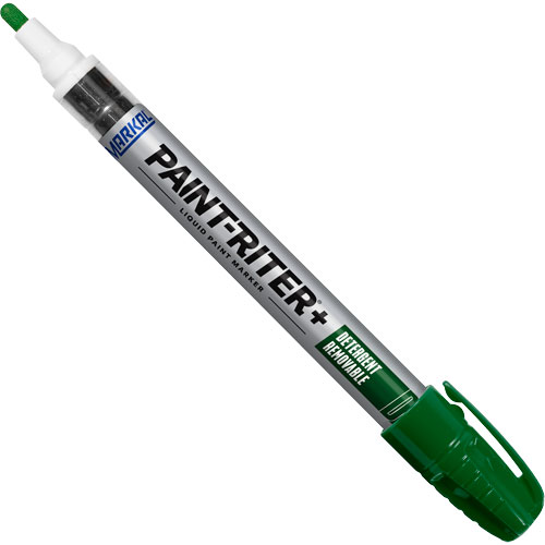 Marqueur &agrave; peinture nettoyable au d&eacute;tergent Paint-Riter+, Liquide, Vert Moffatt Supply & Specialties