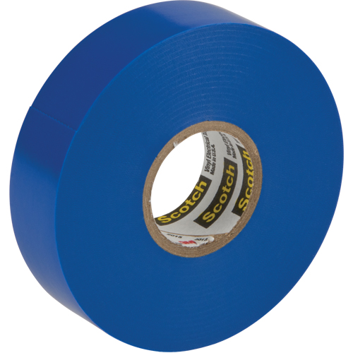 Scotch&reg; 35 Colour Coded Tape, 19 mm (3/4") x 20.1 m (66'), Blue, 7 mils Moffatt Supply & Specialties