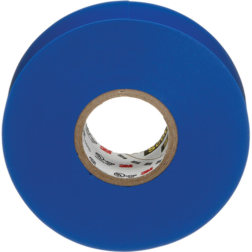 Scotch&reg; 35 Colour Coded Tape, 19 mm (3/4") x 20.1 m (66'), Blue, 7 mils Moffatt Supply & Specialties