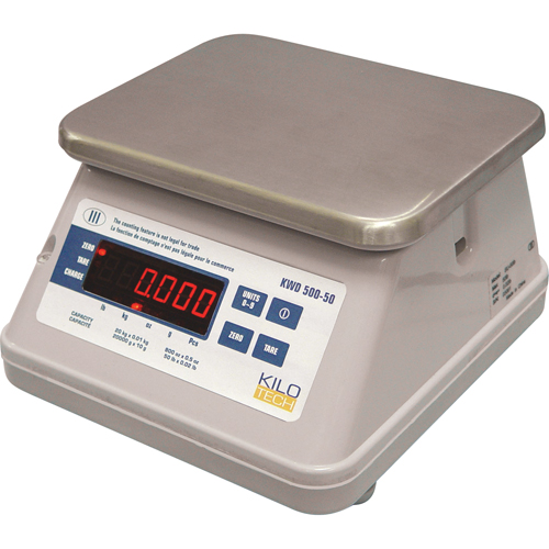 Digital Bench Top Scale With Dual Display, 11 lbs. Cap., 0.005 lbs. / 0.002 kg Graduations Moffatt Supply & Specialties