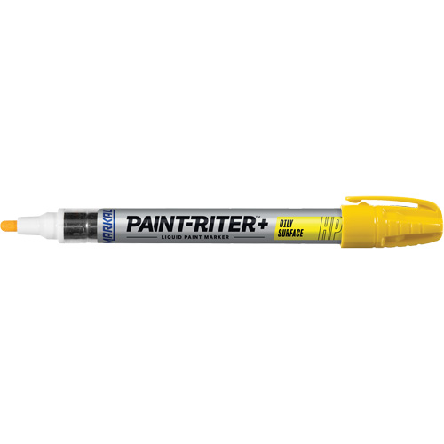 Paint-Riter&reg; + Oily Surface Marker, Liquid, Yellow Moffatt Supply & Specialties