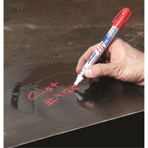 Marqueur pour surfaces huileuses Paint-Riter +, Liquide, Rouge Moffatt Supply & Specialties