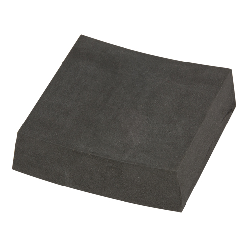 Black Neoprene Foam, 1" Thick, 3" L x 3" W Moffatt Supply & Specialties