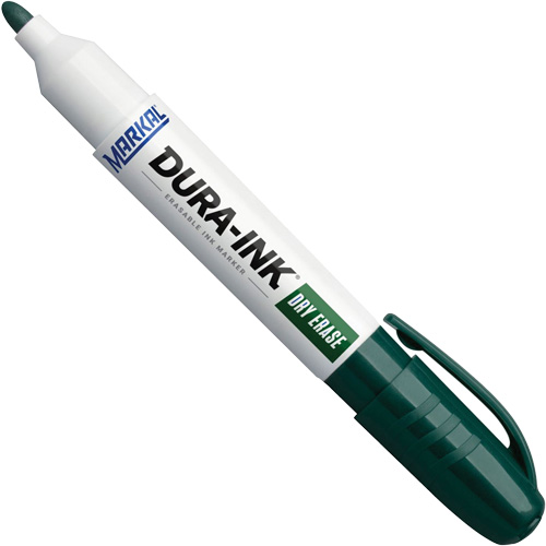 Dura-Ink&reg; Dry Erase Ink Markers, Green, Bullet Tip Moffatt Supply & Specialties