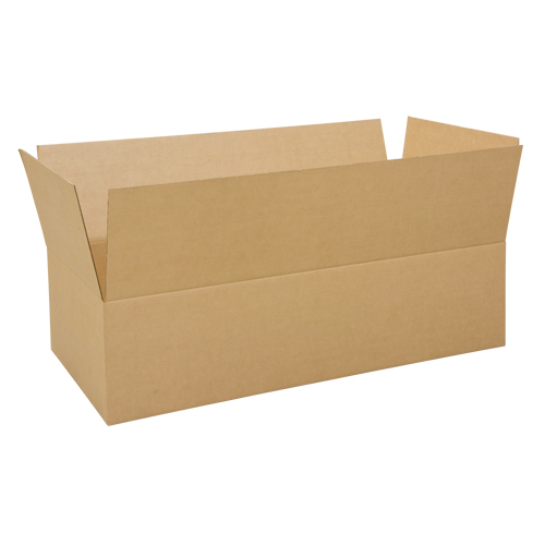 Corrugated Box, 48" L x 24" W x 12" H, Flute C Moffatt Supply & Specialties
