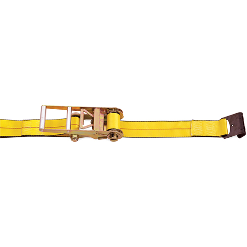 Tendeurs d'arrimage &agrave; cliquet, Crochet plat, 3" , 30' , Charge d'utilisation max. 5400 lb (2450 kg) Moffatt Supply & Specialties