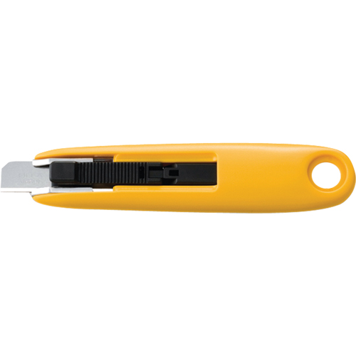 Compact Self-Retracting Safety Knife, 11 mm, Carbon Steel, Plastic Handle Moffatt Supply & Specialties