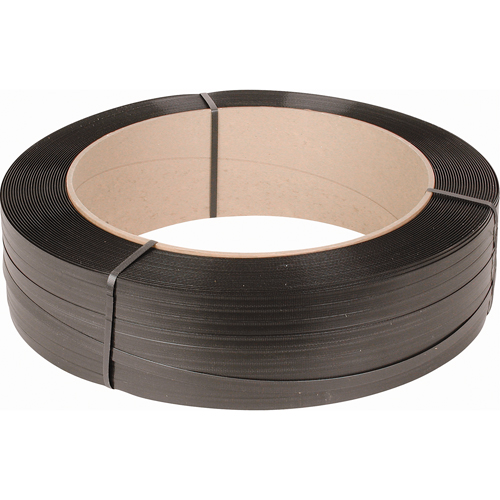 Strapping, Polypropylene, 1/2" W x 7200' L, Black, Machine Grade Moffatt Supply & Specialties