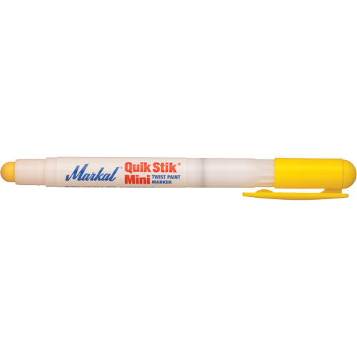 Quik Stik&reg; Mini Paint Marker, Solid Stick, Yellow Moffatt Supply & Specialties