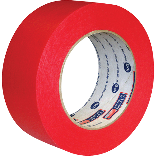 Utility Grade Coloured Masking Tape, 18 mm (3/4") x 55 m (180'), Red Moffatt Supply & Specialties
