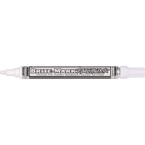 Brite-Mark&reg; RoughNeck Marker, Liquid, White Moffatt Supply & Specialties