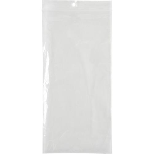 Sacs en poly, Refermable, 8" x 4", 2 mils Moffatt Supply & Specialties