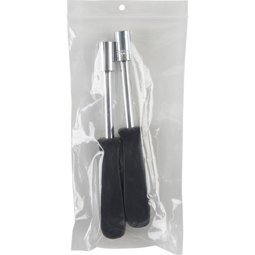 Sacs en poly, Refermable, 8" x 4", 2 mils Moffatt Supply & Specialties