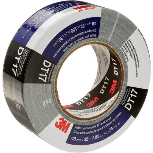 DT17 Super-Duty Duct Tape, 17 mils, Black, 48 mm (2") x 32 m (105') Moffatt Supply & Specialties