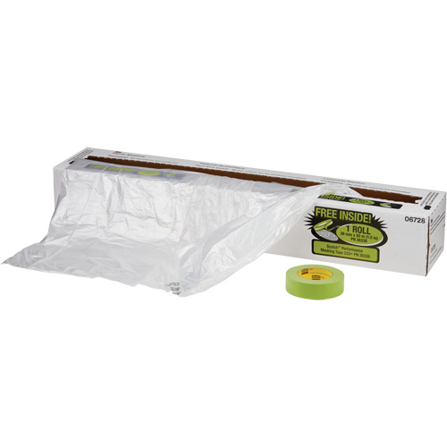 Overspray Protective Sheeting & Tape Kit, 400' L x 16' W, Plastic Moffatt Supply & Specialties