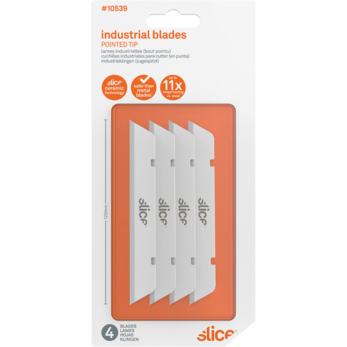 Slice Lame de rechange Finger-Friendly avec bout pointu offrant une s&eacute;curit&eacute; pour les doigts, Style Simple Moffatt Supply & Specialties