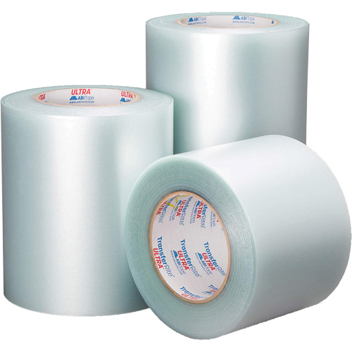 TransferRite&reg; Ultra Clear Tape, Polypropylene, 355.6 mm (14") W x 91.44 m (300') L, 3.9 mils Thick Moffatt Supply & Specialties