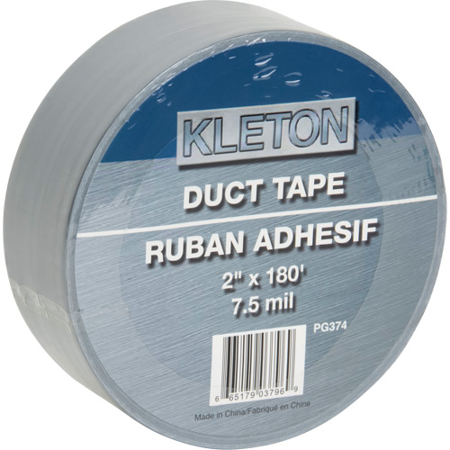 Utility Grade Duct Tape, 7.5 mils, Silver, 50 mm (2") x 55 m (180') Moffatt Supply & Specialties